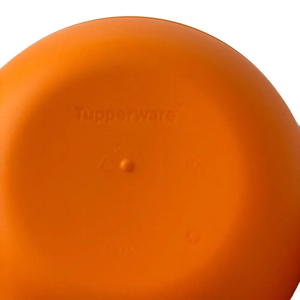 Tupperware Orange Keeper #6871 w/Seal #6872‎ Orange Container Lot of 3